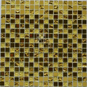 Золотая зеркальная мозаика LM 002 15