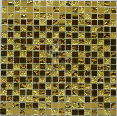 Золотая зеркальная мозаика LM 002 15
