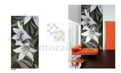 Художественное панно из мозаики Sicis lily flower