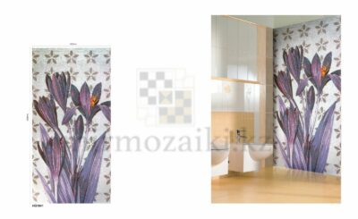 Художественное панно из мозаики Sicis purple flower