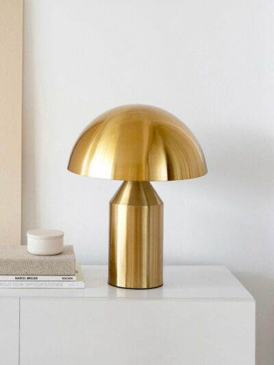 Golden table lamp