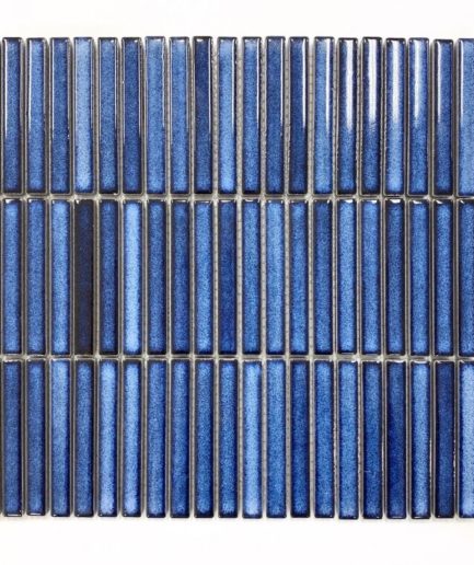 Стрип синяя мозаика из керамики 019A