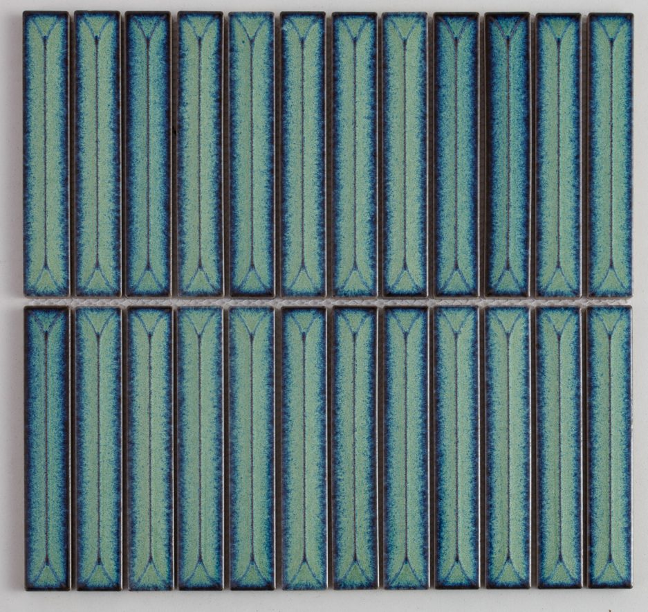 Киткат Юки бирюзовая керамическая мозаика 150D77