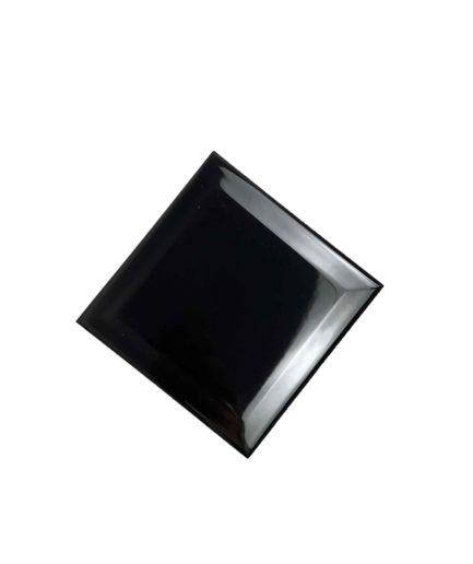 Черная плитка с фаской 10х10 1107X