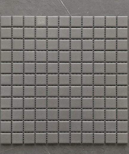 Пикси темно серая керамическая мозаика 25х25