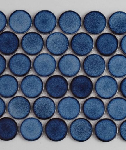 Синяя мозаика монетки 019A