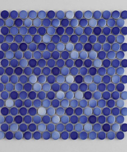 Синяя мозаика монетки 19A-049