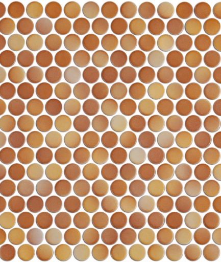 Оранжевая мозаика монетки 19A 031