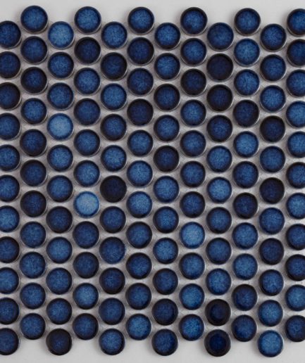 Темно синяя мозаика монетки 28EB-019a