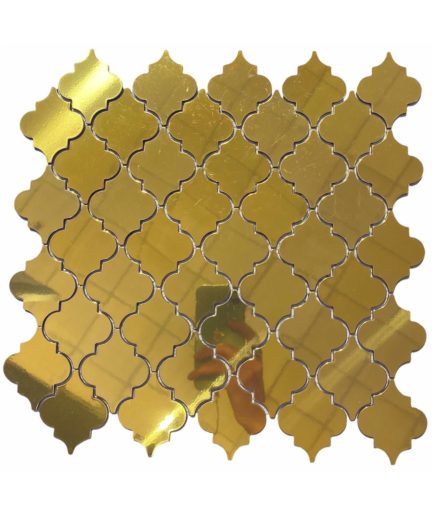 Золотая мозаика из металла арабеска